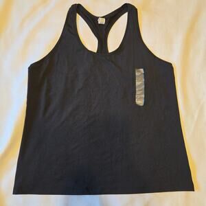 Sz Lg ALL IN MOTION Black T-Back Active Sport Tank